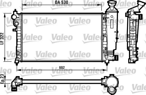 SU RADYATÖRÜ VALEO 731526