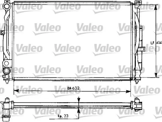SU RADYATÖRÜ VALEO 731537