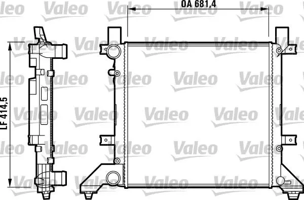 SU RADYATÖRÜ VALEO 731605