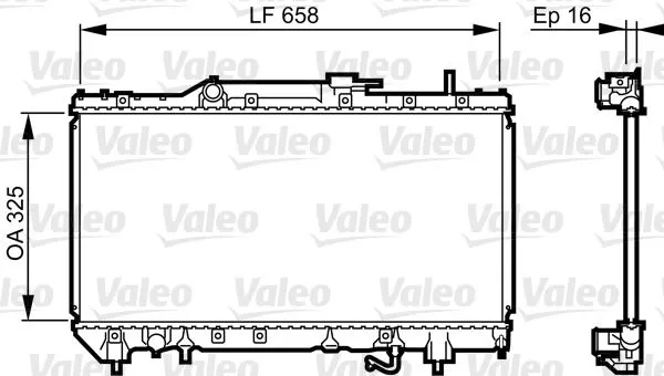 SU RADYATÖRÜ VALEO 731685