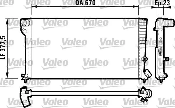 SU RADYATÖRÜ VALEO 731744