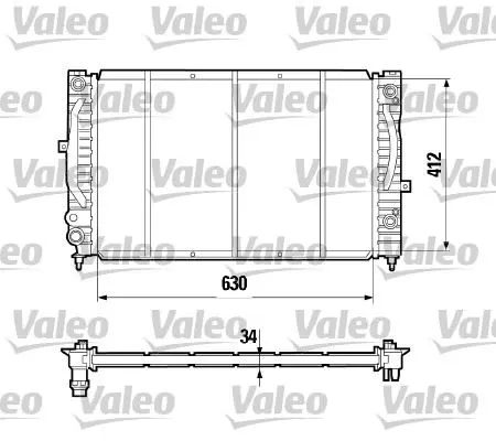 SU RADYATÖRÜ VALEO 731755