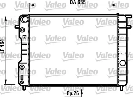 SU RADYATÖRÜ VALEO 731840