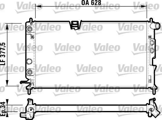 SU RADYATÖRÜ VALEO 731847