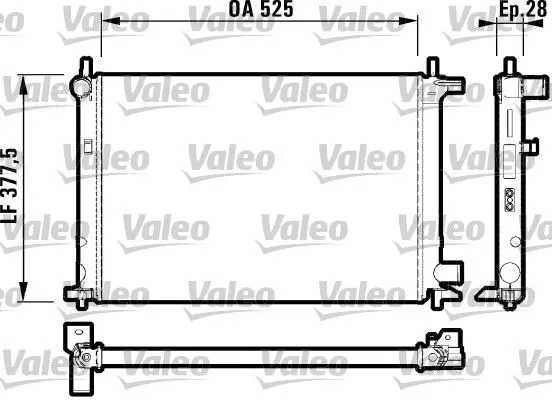 SU RADYATÖRÜ VALEO 732003