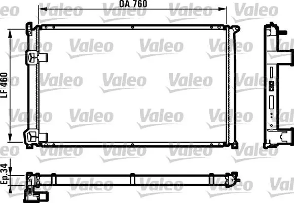 SU RADYATÖRÜ VALEO 732063