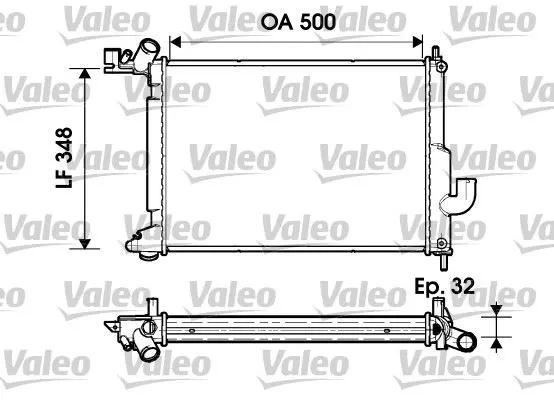 SU RADYATÖRÜ VALEO 732349