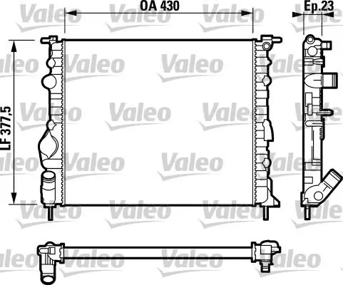 SU RADYATÖRÜ VALEO 732389