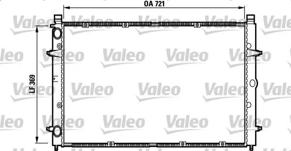 SU RADYATÖRÜ VALEO 732397