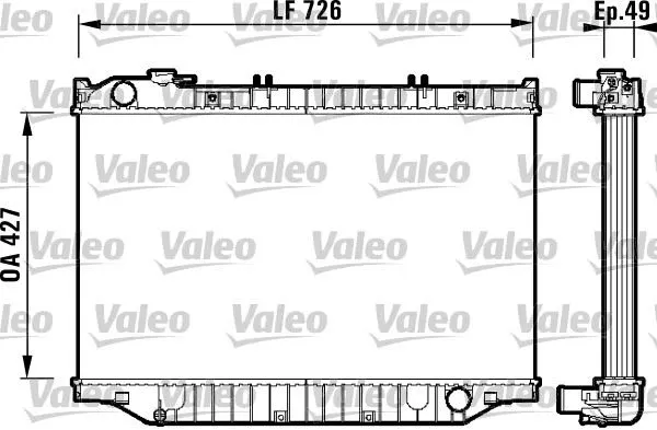 SU RADYATÖRÜ VALEO 732415