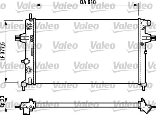 SU RADYATÖRÜ VALEO 732549