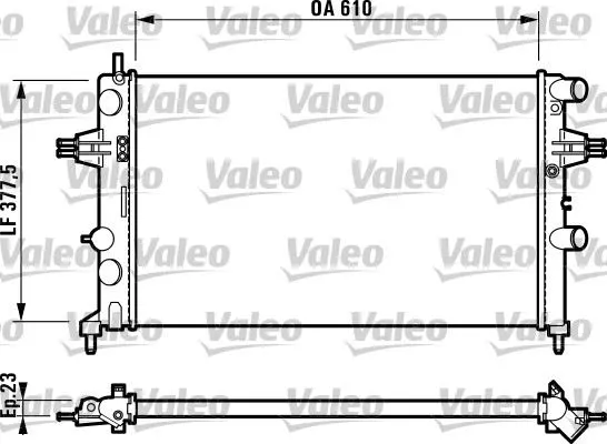 SU RADYATÖRÜ VALEO 732551