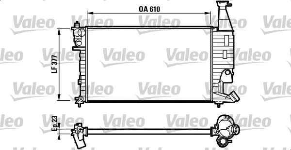 SU RADYATÖRÜ VALEO 732563