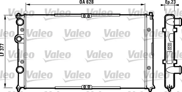 SU RADYATÖRÜ VALEO 732710
