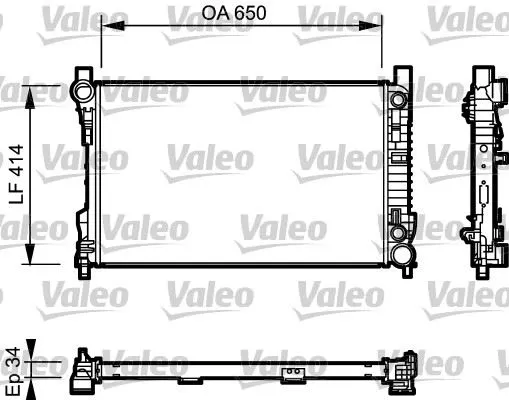 SU RADYATÖRÜ VALEO 732743