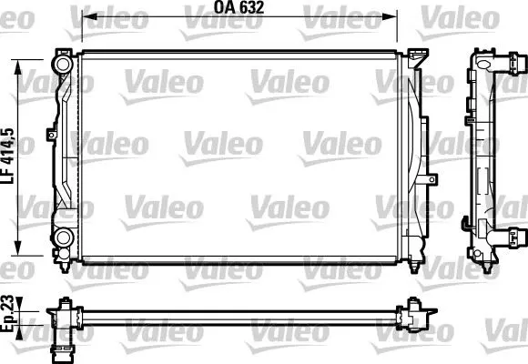 SU RADYATÖRÜ VALEO 732811
