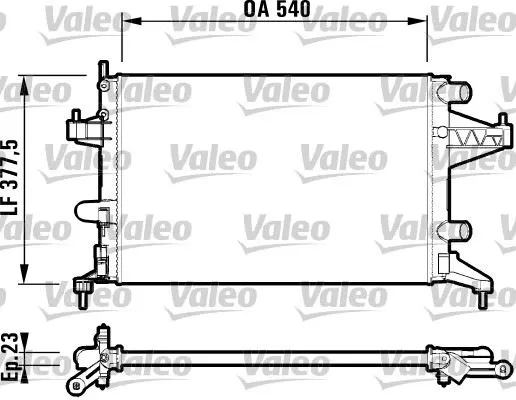 SU RADYATÖRÜ VALEO 732825