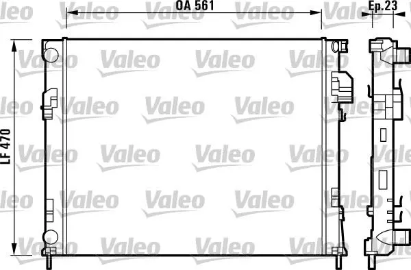 SU RADYATÖRÜ VALEO 732853