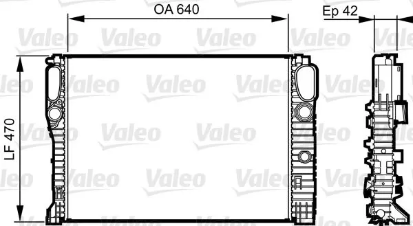 SU RADYATÖRÜ VALEO 732855