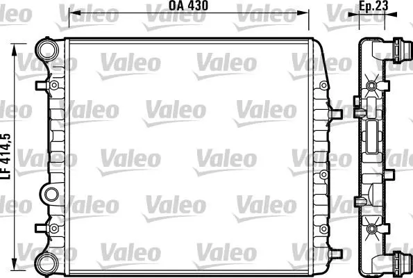 SU RADYATÖRÜ VALEO 732863