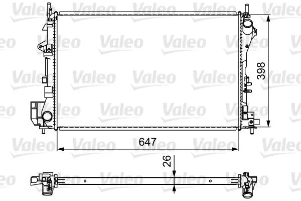 SU RADYATÖRÜ VALEO 732877