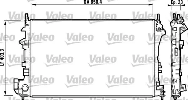 SU RADYATÖRÜ VALEO 732879