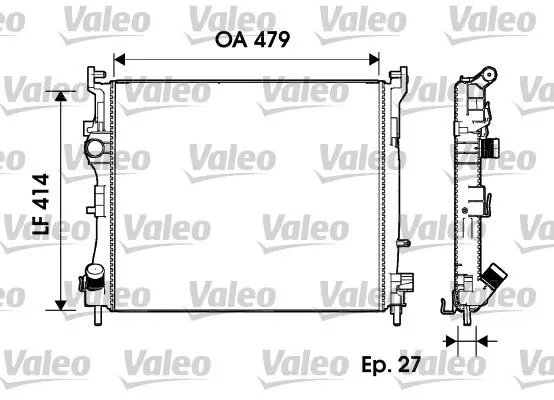 SU RADYATÖRÜ VALEO 732960