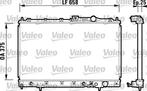 SU RADYATÖRÜ VALEO 734127