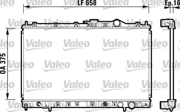 SU RADYATÖRÜ VALEO 734138