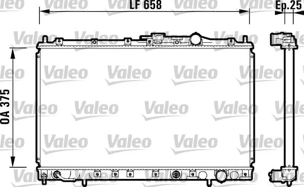 SU RADYATÖRÜ VALEO 734139