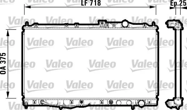 SU RADYATÖRÜ VALEO 734142
