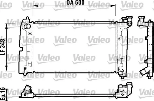 SU RADYATÖRÜ VALEO 734199