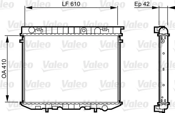 SU RADYATÖRÜ VALEO 734353