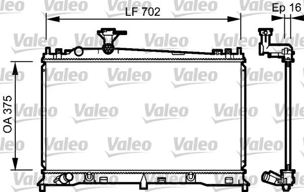 SU RADYATÖRÜ VALEO 734483