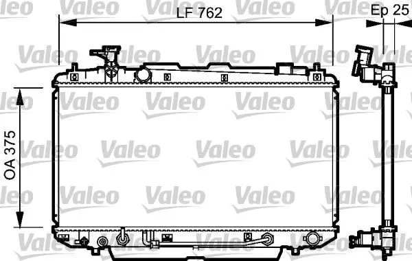 SU RADYATÖRÜ VALEO 734493