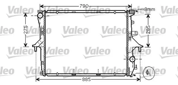 SU RADYATÖRÜ VALEO 734741