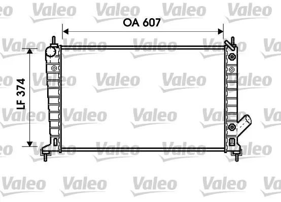 SU RADYATÖRÜ VALEO 734830