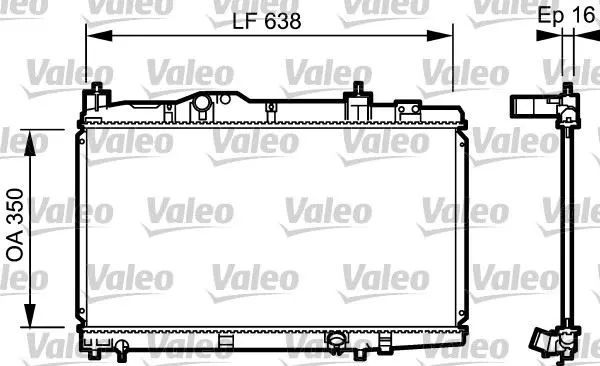SU RADYATÖRÜ VALEO 734916