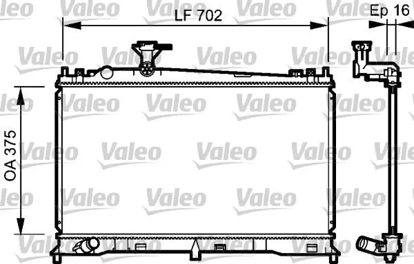 SU RADYATÖRÜ VALEO 735053