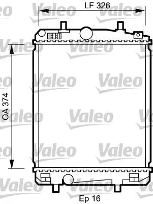 SU RADYATÖRÜ VALEO 735070