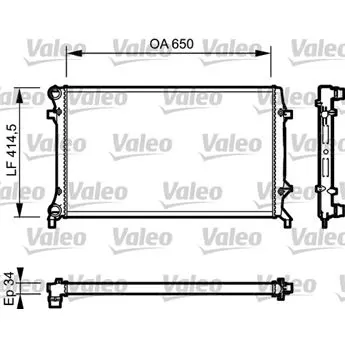 SU RADYATÖRÜ VALEO 735179