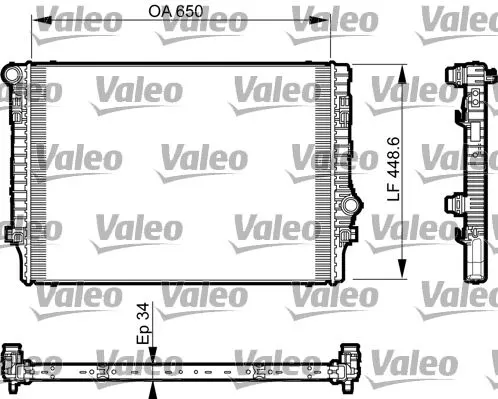 SU RADYATÖRÜ VALEO 735548
