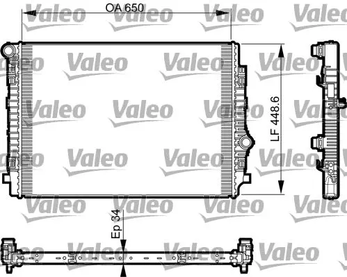 SU RADYATÖRÜ VALEO 735549