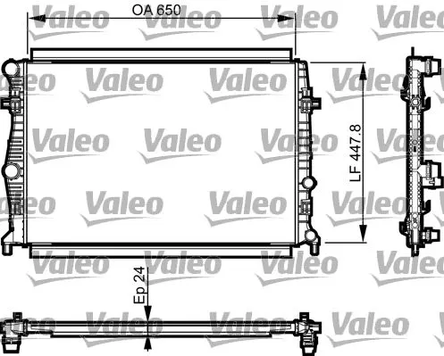 SU RADYATÖRÜ VALEO 735556