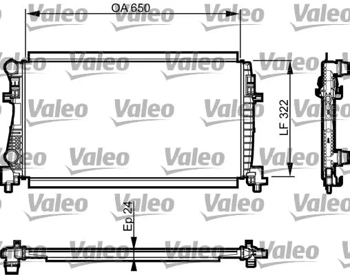 SU RADYATÖRÜ VALEO 735557