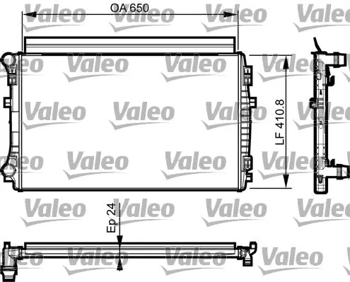 SU RADYATÖRÜ VALEO 735558