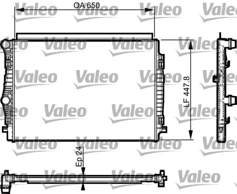 SU RADYATÖRÜ VALEO 735559