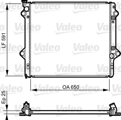 SU RADYATÖRÜ VALEO 735568