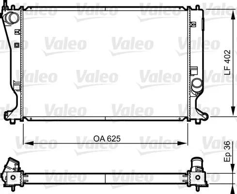 SU RADYATÖRÜ VALEO 735572