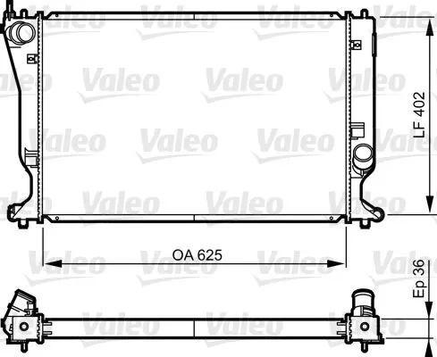 SU RADYATÖRÜ VALEO 735573